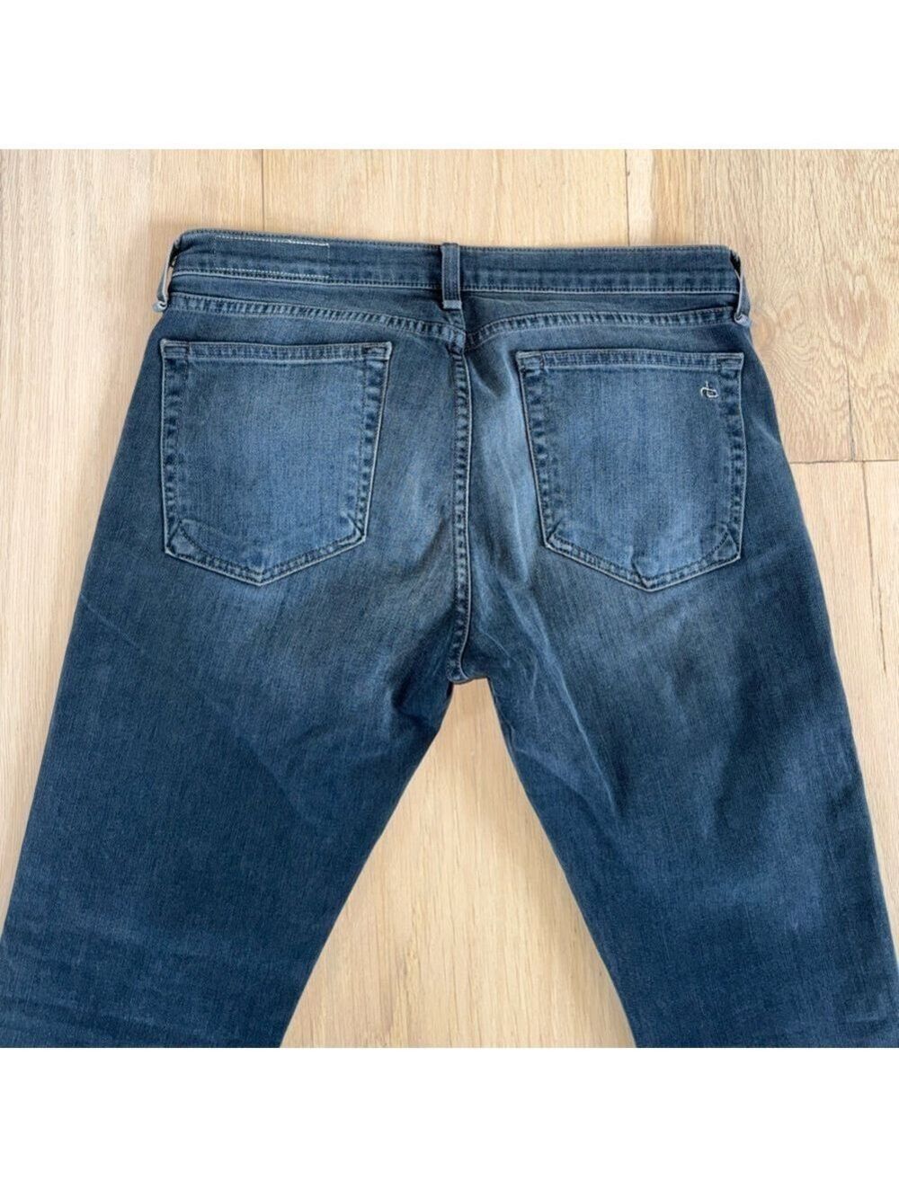rag & bone The Dre Jeans Dark Wash Straight Leg Jeans Size 29 - Picture 4 of 7